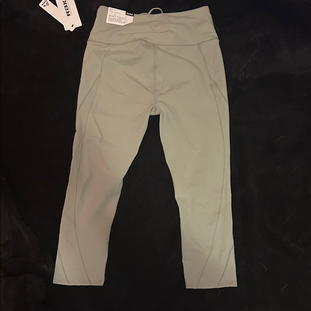 RBX $68 Sage Green Active Crop Leggings Capri Women’s Butter Soft Touch 2nd Skin